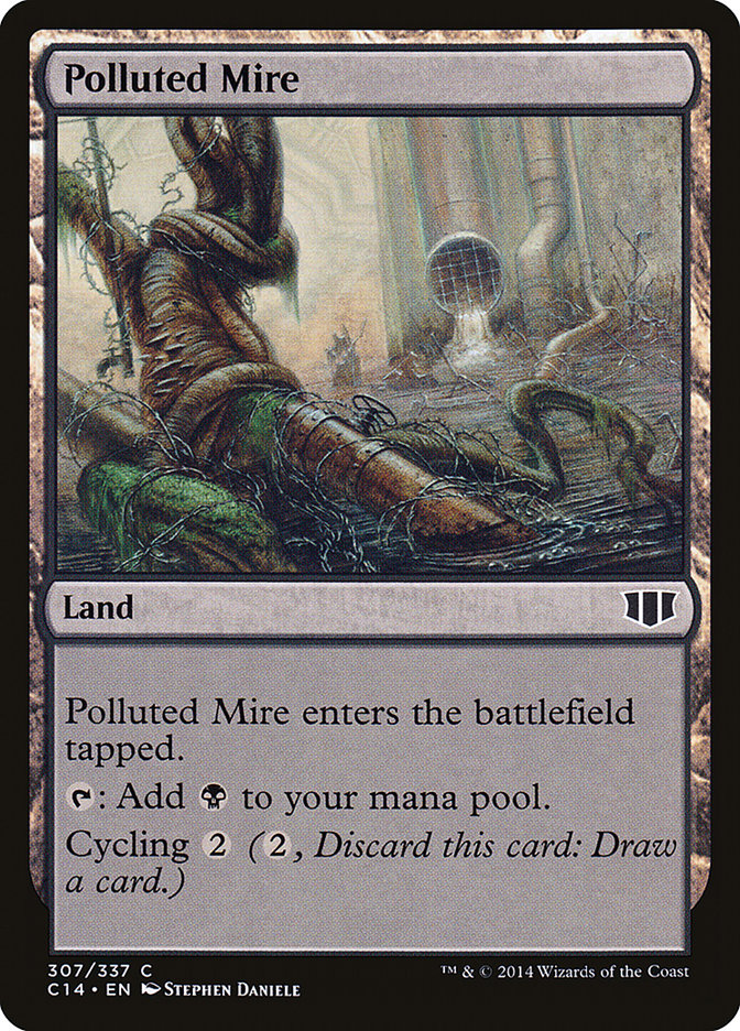 Polluted Mire [Commander 2014] | Chromatic Games