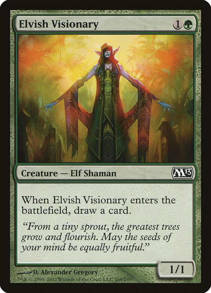 Elvish Visionary [Magic 2013] | Chromatic Games