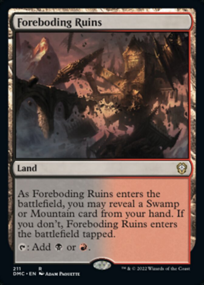 Foreboding Ruins [Dominaria United Commander] | Chromatic Games