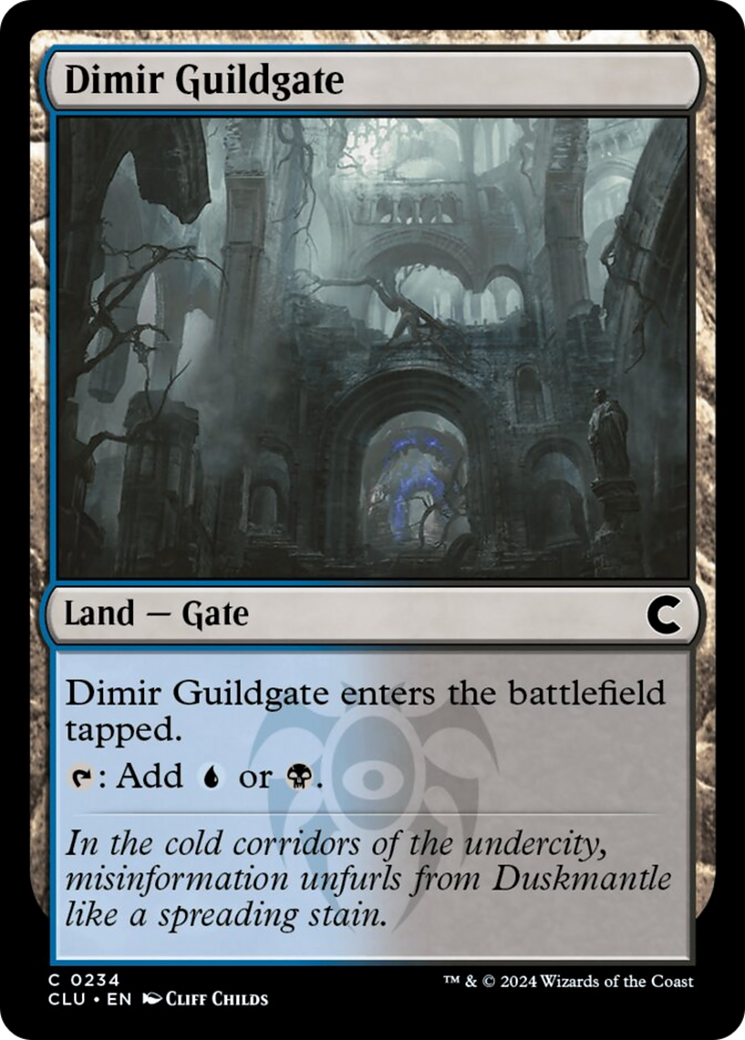 Dimir Guildgate [Ravnica: Clue Edition] | Chromatic Games