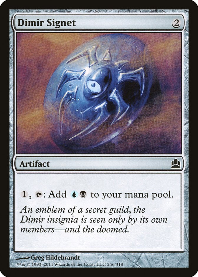 Dimir Signet [Commander 2011] | Chromatic Games