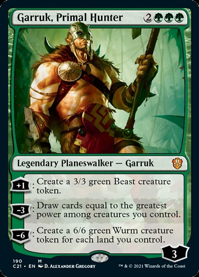 Garruk, Primal Hunter [Commander 2021] | Chromatic Games