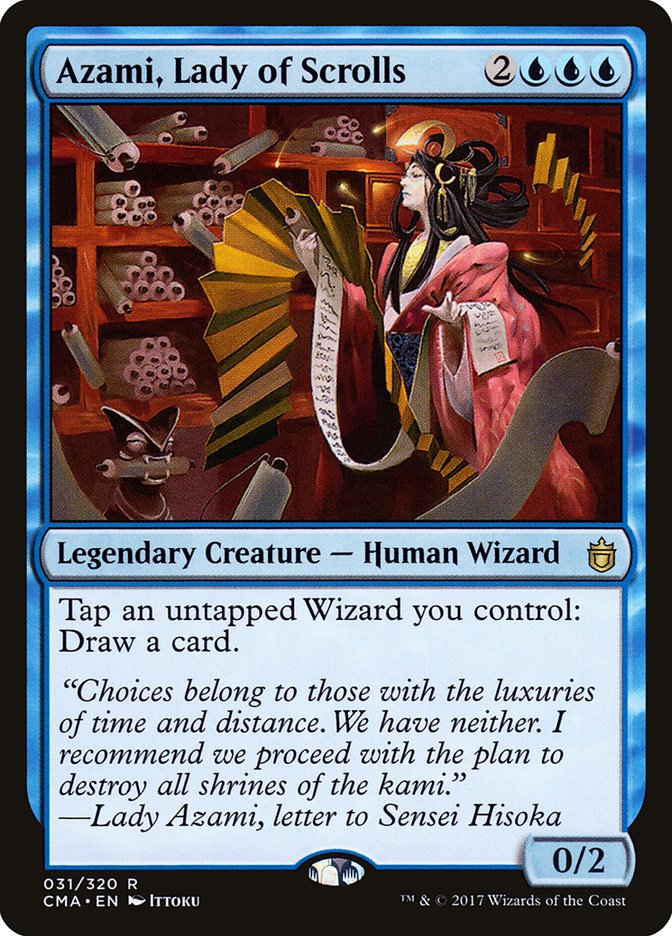 Azami, Lady of Scrolls [Commander Anthology] | Chromatic Games