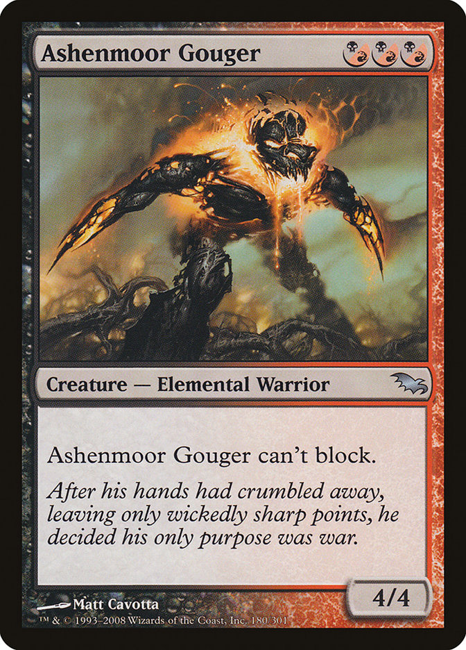 Ashenmoor Gouger [Shadowmoor] | Chromatic Games