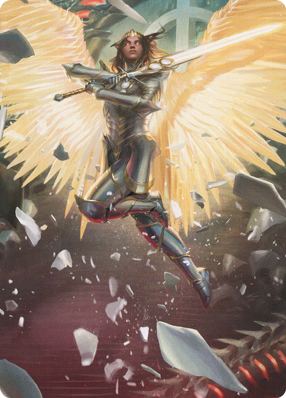 Archangel Elspeth Art Card [March of the Machine Art Series] | Chromatic Games