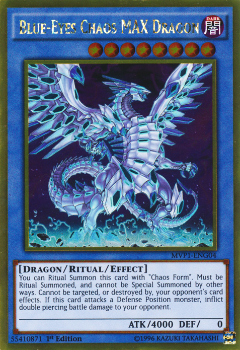 Blue-Eyes Chaos MAX Dragon [MVP1-ENG04] Gold Rare | Chromatic Games