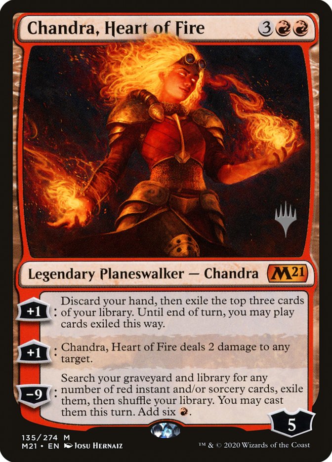 Chandra, Heart of Fire (Promo Pack) [Core Set 2021 Promos] | Chromatic Games