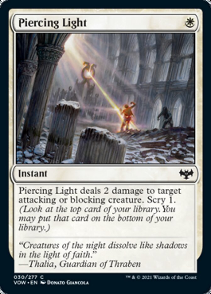 Piercing Light [Innistrad: Crimson Vow] | Chromatic Games