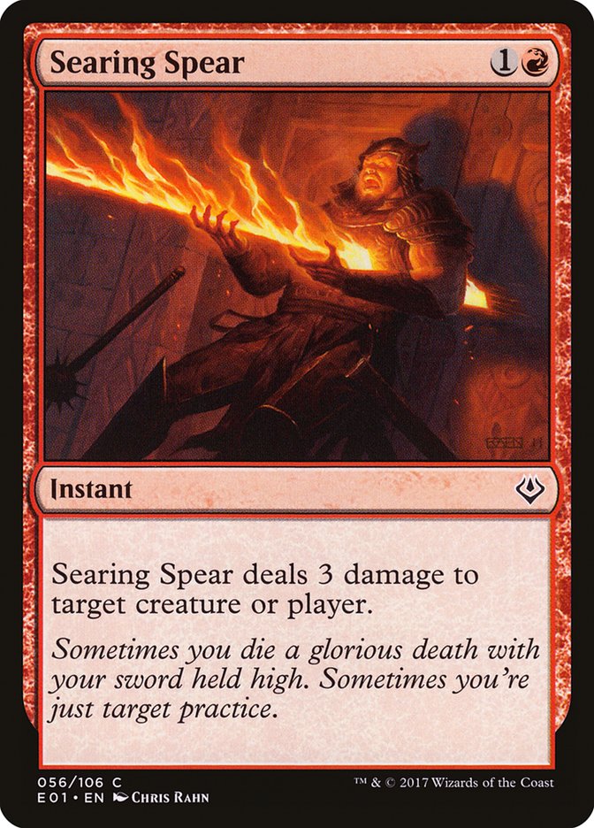 Searing Spear [Archenemy: Nicol Bolas] | Chromatic Games