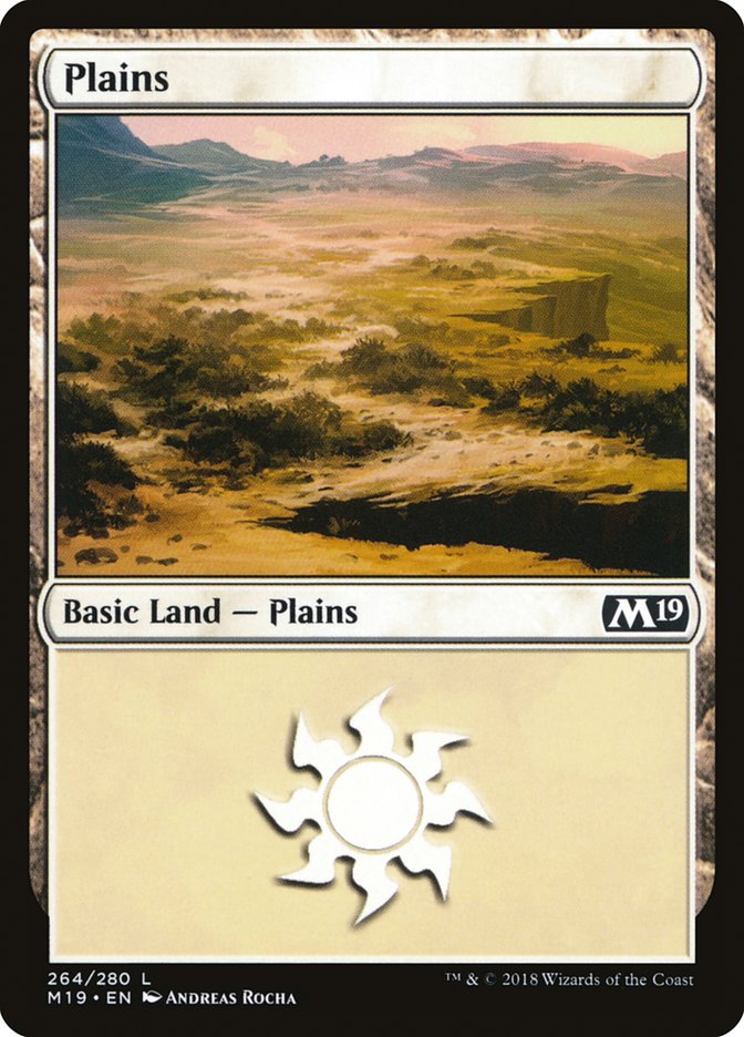 Plains (264) [Core Set 2019] | Chromatic Games