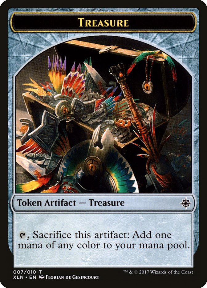 Treasure Token (007/010) [Ixalan Tokens] | Chromatic Games