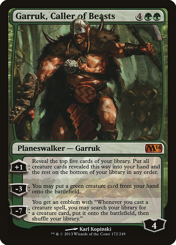 Garruk, Caller of Beasts [Magic 2014] | Chromatic Games