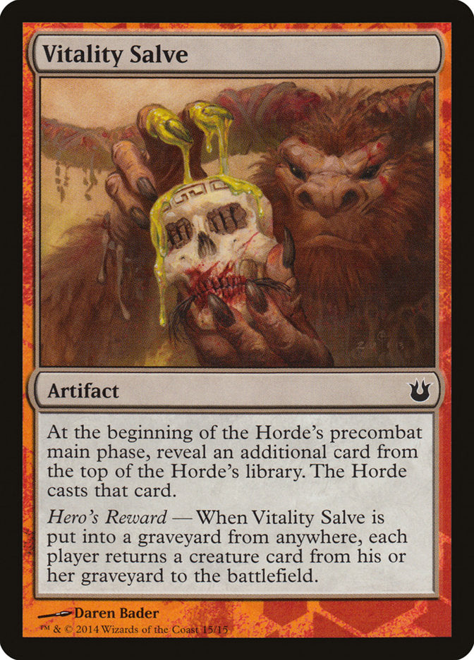 Vitality Salve [Born of the Gods Battle the Horde] | Chromatic Games