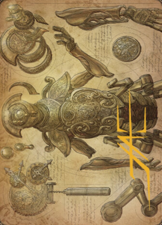 Foundry Inspector Art Card (Gold-Stamped Signature) [The Brothers' War Art Series] | Chromatic Games