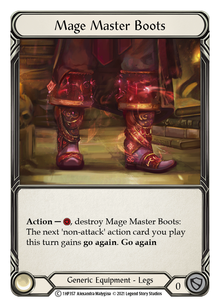 Mage Master Boots [1HP357] (History Pack 1) | Chromatic Games