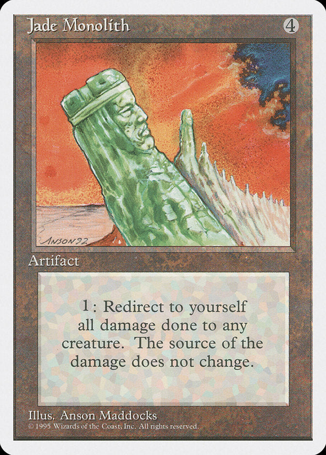 Jade Monolith [Fourth Edition] | Chromatic Games
