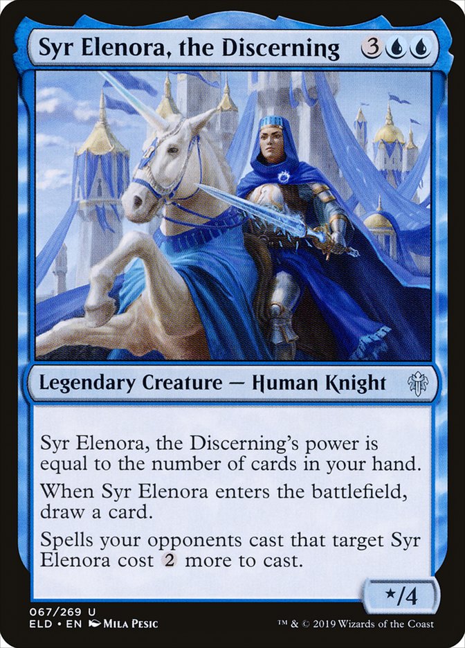 Syr Elenora, the Discerning [Throne of Eldraine] | Chromatic Games