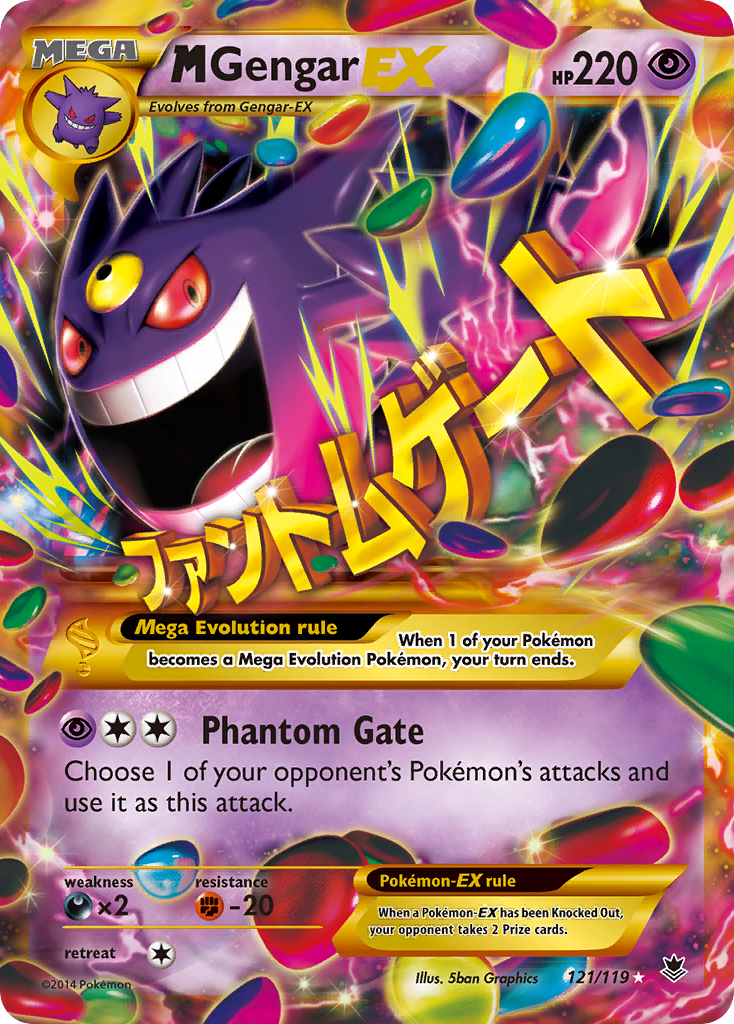 M Gengar EX [Phantom Forces] | Chromatic Games