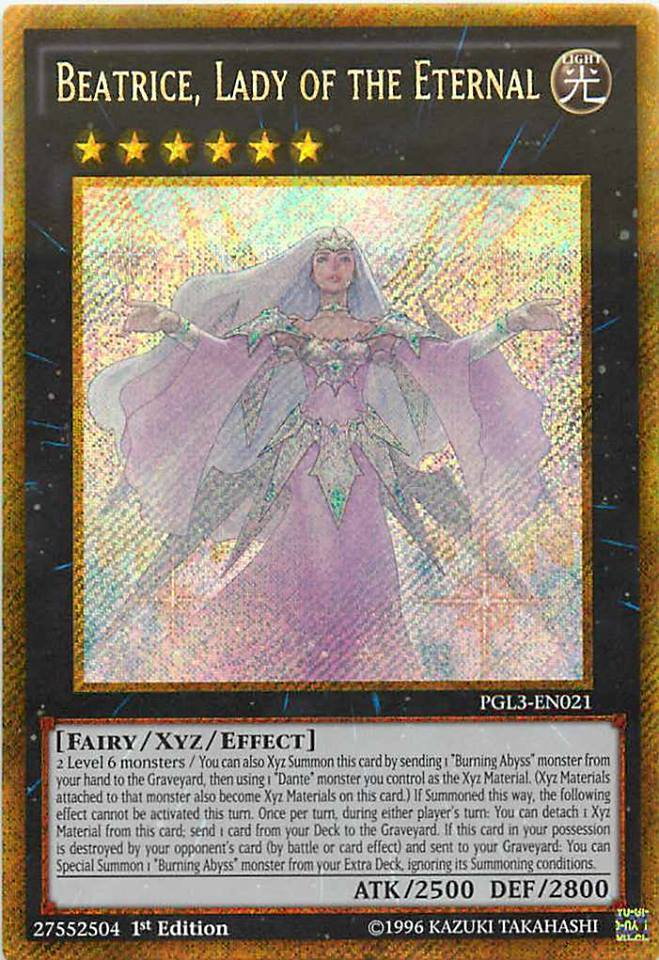 Beatrice, Lady of the Eternal [PGL3-EN021] Gold Secret Rare | Chromatic Games