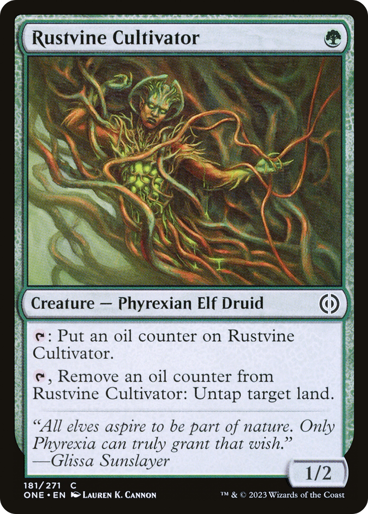 Rustvine Cultivator [Phyrexia: All Will Be One] | Chromatic Games