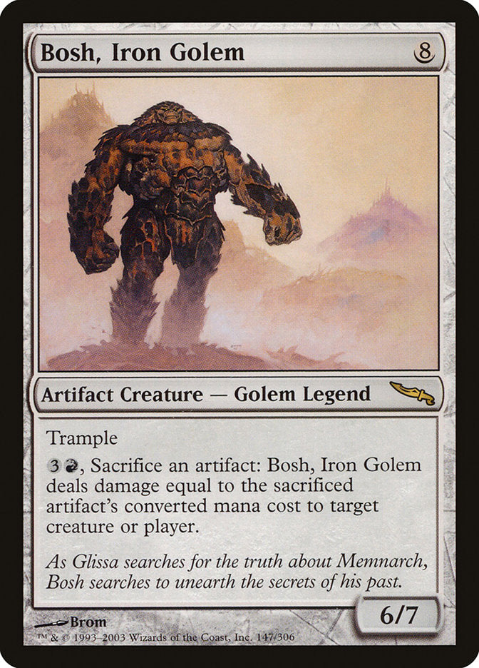 Bosh, Iron Golem [Mirrodin] | Chromatic Games