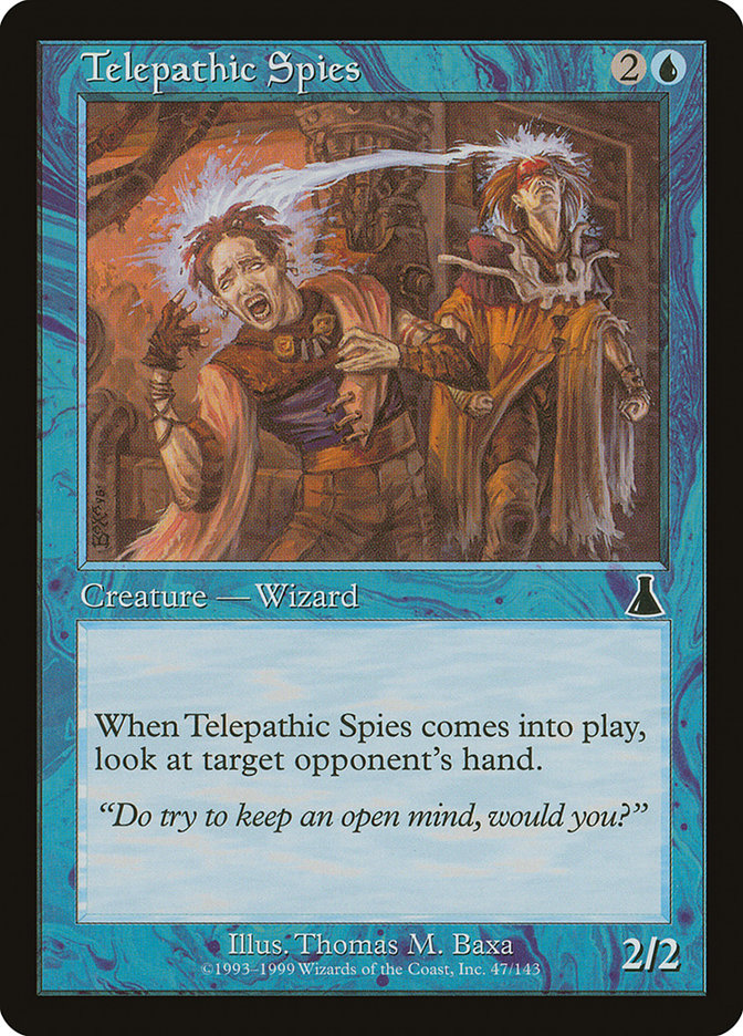 Telepathic Spies [Urza's Destiny] | Chromatic Games