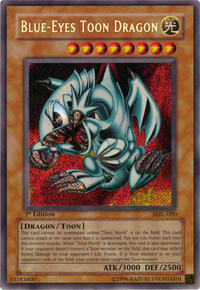 Blue-Eyes Toon Dragon [MRL-000] Secret Rare | Chromatic Games