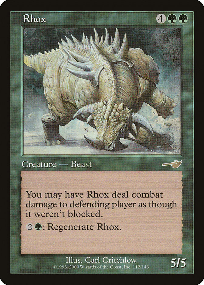 Rhox [Nemesis] | Chromatic Games