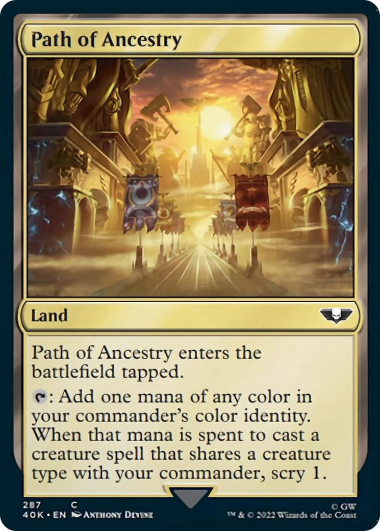 Path of Ancestry (Surge Foil) [Warhammer 40,000] | Chromatic Games