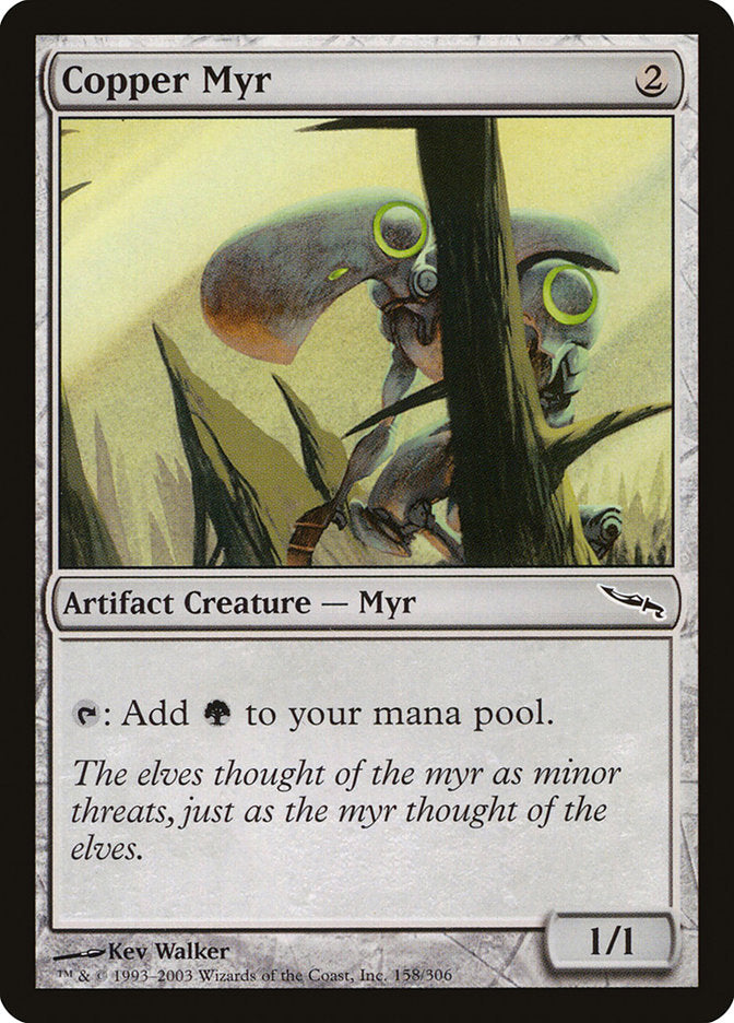 Copper Myr [Mirrodin] | Chromatic Games