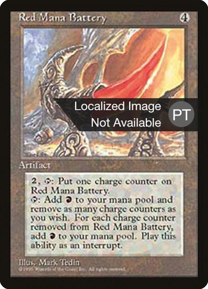 Red Mana Battery [Fourth Edition (Foreign Black Border)] | Chromatic Games