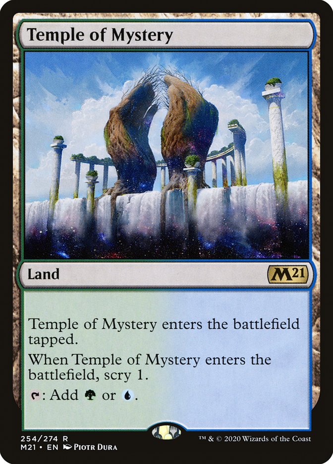 Temple of Mystery [Core Set 2021] | Chromatic Games