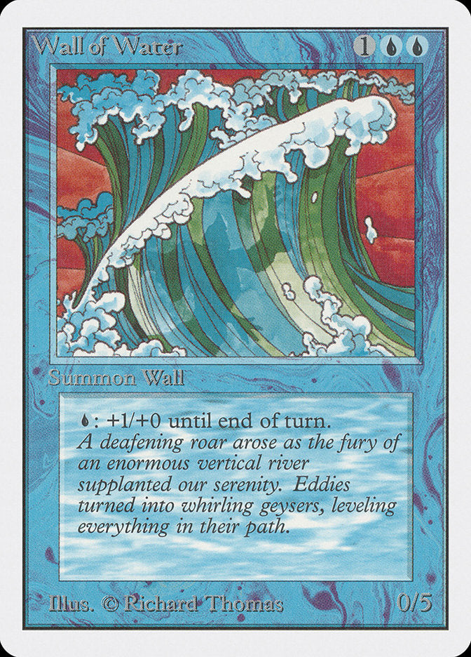 Wall of Water [Unlimited Edition] | Chromatic Games