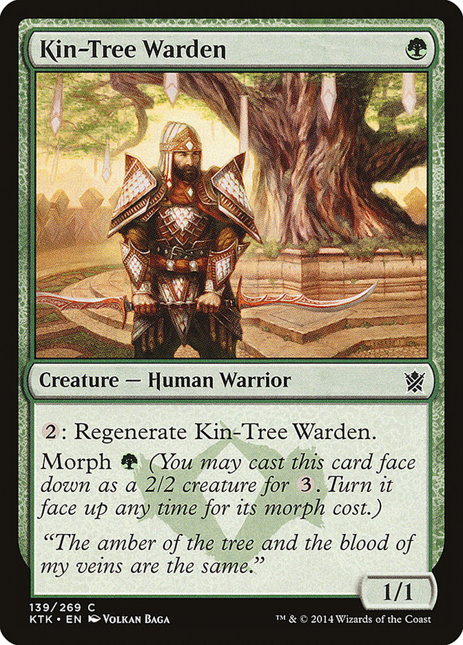 Kin-Tree Warden [Khans of Tarkir] | Chromatic Games