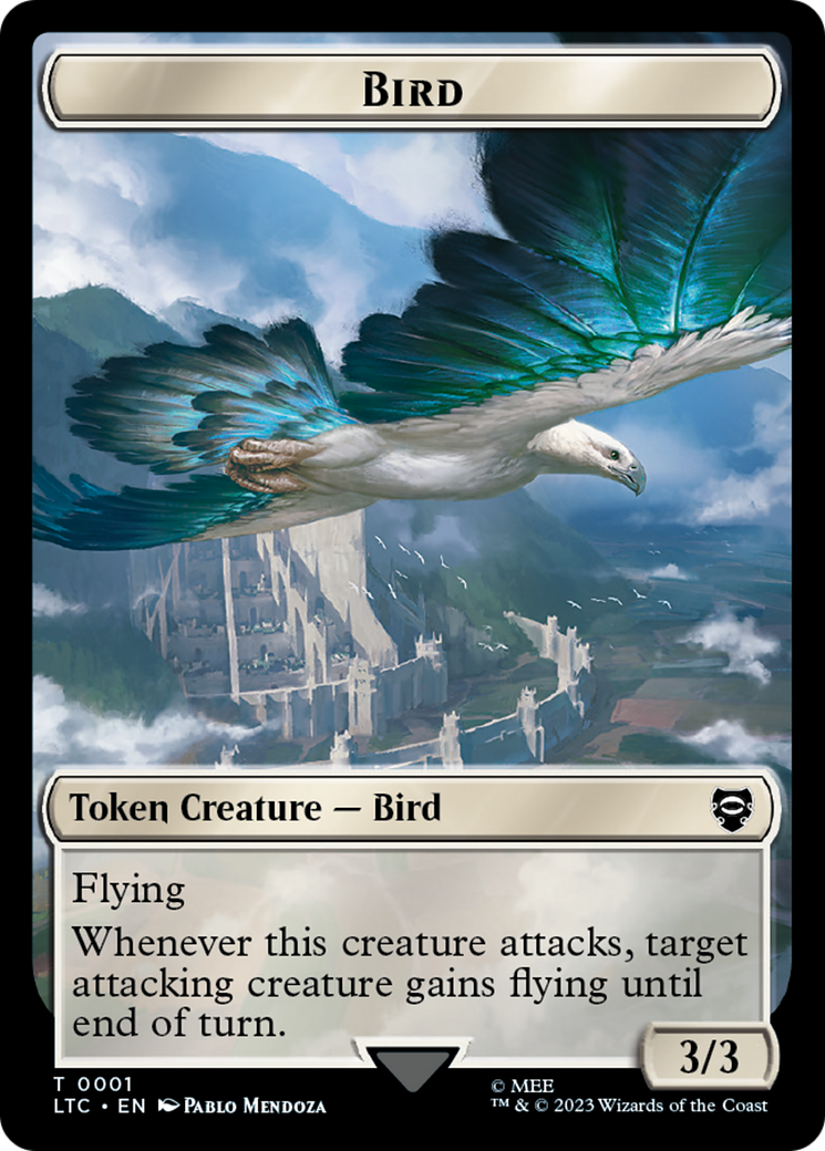 Bird // Goat Token [The Lord of the Rings: Tales of Middle-Earth Commander Tokens] | Chromatic Games