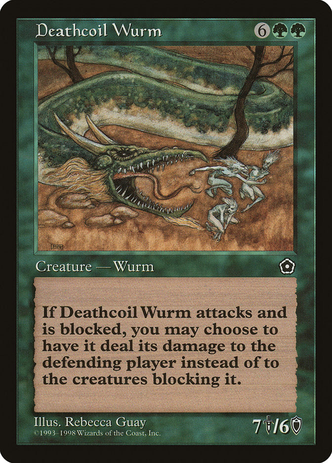 Deathcoil Wurm [Portal Second Age] | Chromatic Games