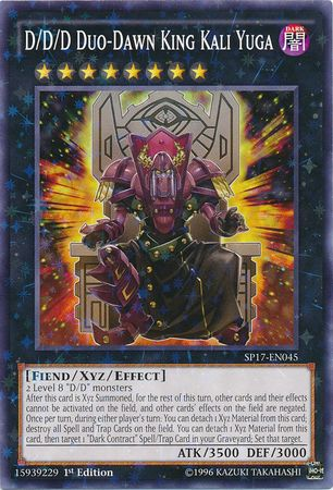 D/D/D Duo-Dawn King Kali Yuga (Starfoil) [SP17-EN045] Starfoil Rare | Chromatic Games