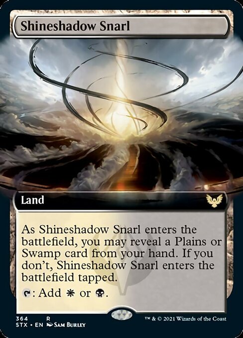 Shineshadow Snarl (Extended Art) [Strixhaven: School of Mages] | Chromatic Games