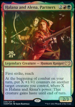 Halana and Alena, Partners [Innistrad: Crimson Vow Prerelease Promos] | Chromatic Games