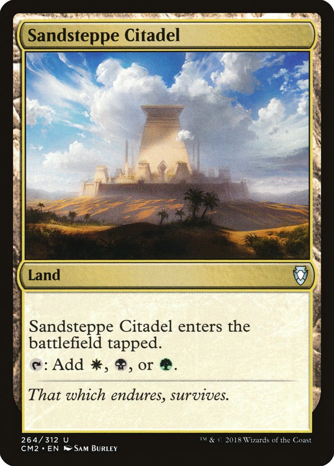 Sandsteppe Citadel [Commander Anthology Volume II] | Chromatic Games