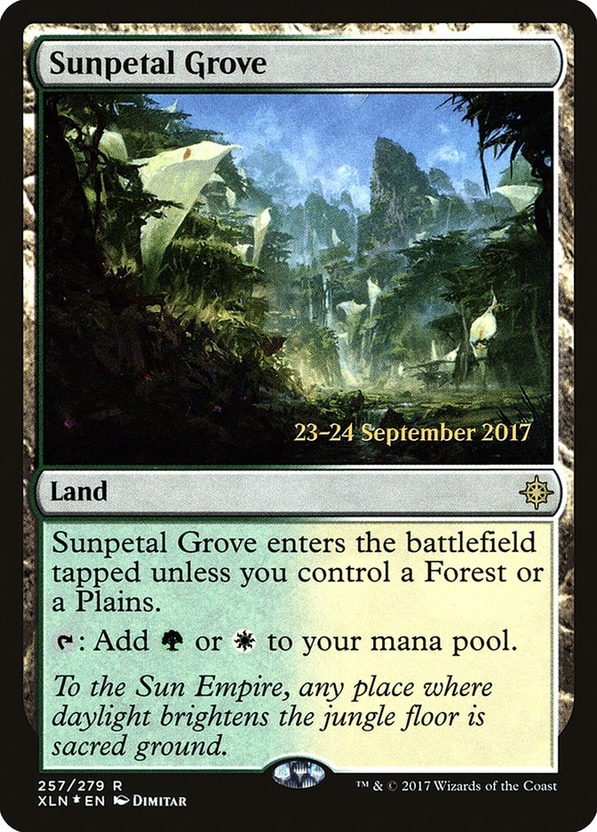 Sunpetal Grove [Ixalan Prerelease Promos] | Chromatic Games