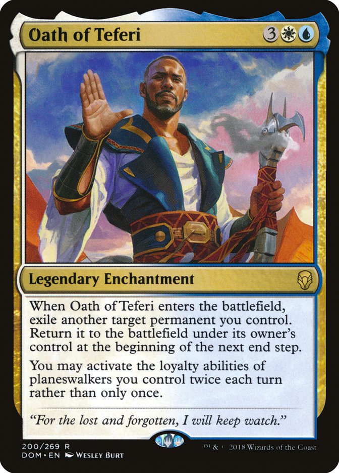 Oath of Teferi [Dominaria] | Chromatic Games