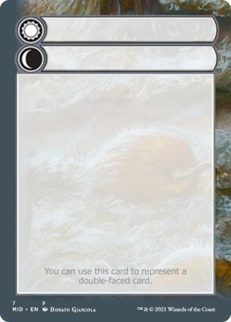 Helper Card (7/9) [Innistrad: Midnight Hunt Tokens] | Chromatic Games