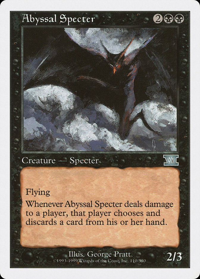 Abyssal Specter [Classic Sixth Edition] | Chromatic Games