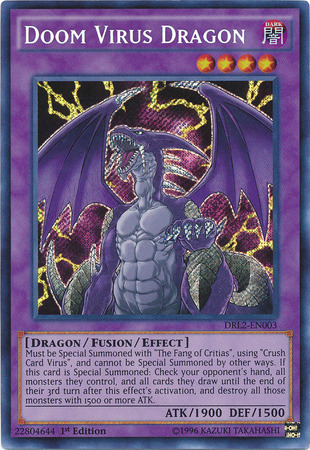 Doom Virus Dragon [DRL2-EN003] Secret Rare | Chromatic Games