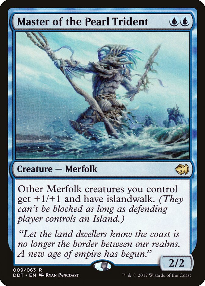 Master of the Pearl Trident [Duel Decks: Merfolk vs. Goblins] | Chromatic Games