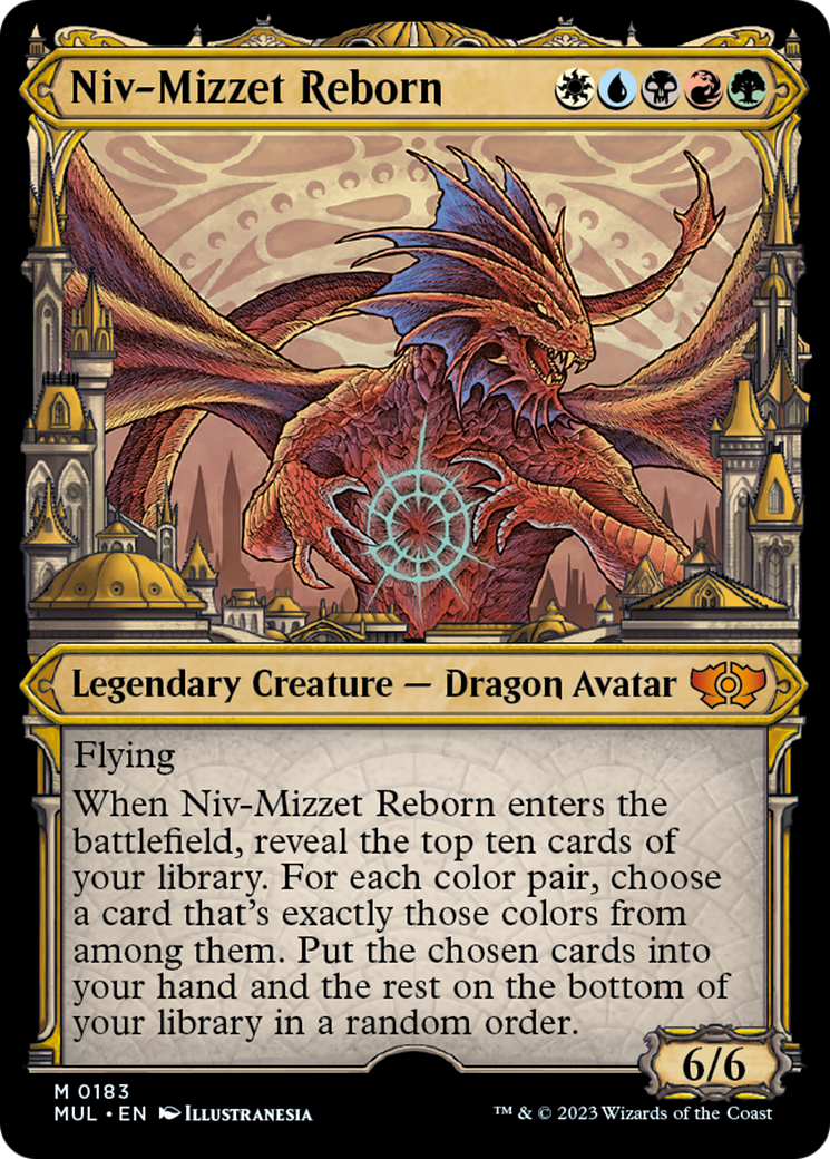 Niv-Mizzet Reborn (Halo Foil) [Multiverse Legends] | Chromatic Games