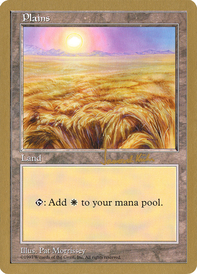 Plains (jk432) (Janosch Kuhn) [World Championship Decks 1997] | Chromatic Games