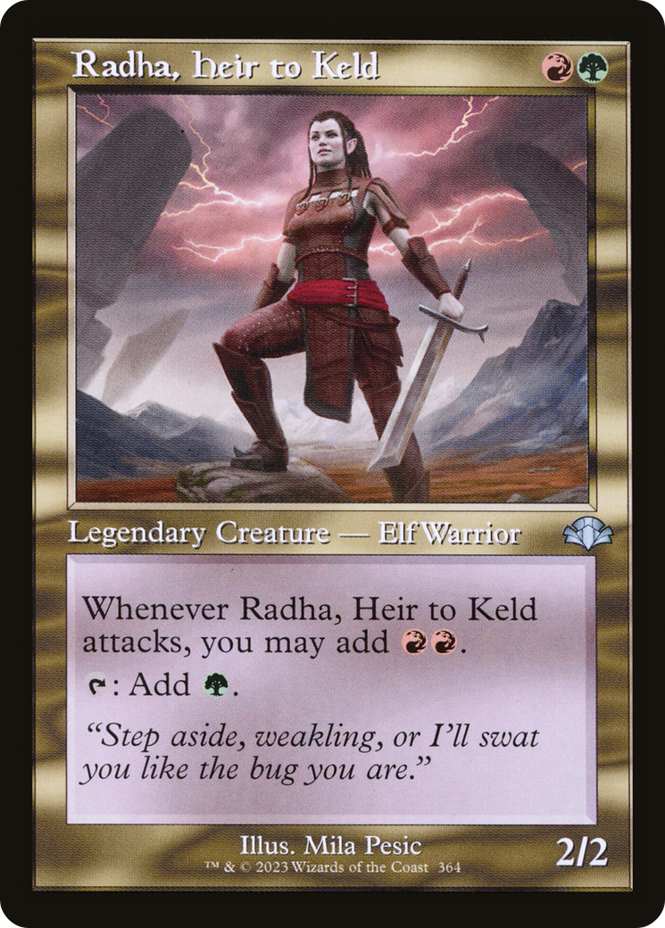 Radha, Heir to Keld (Retro) [Dominaria Remastered] | Chromatic Games