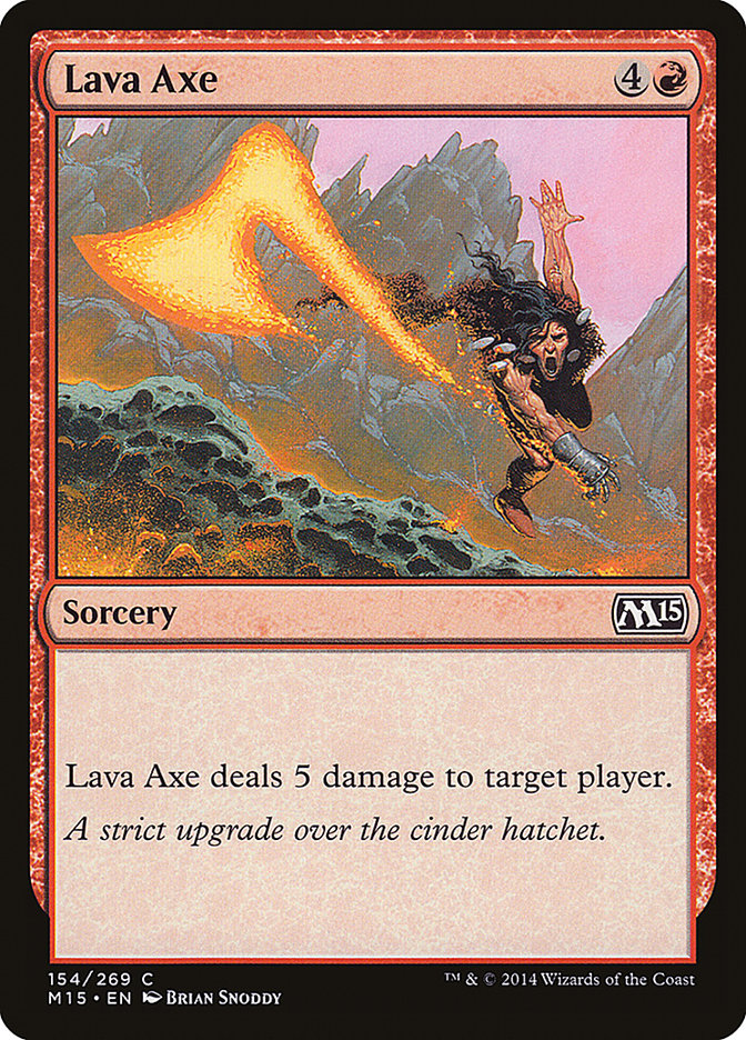 Lava Axe [Magic 2015] | Chromatic Games